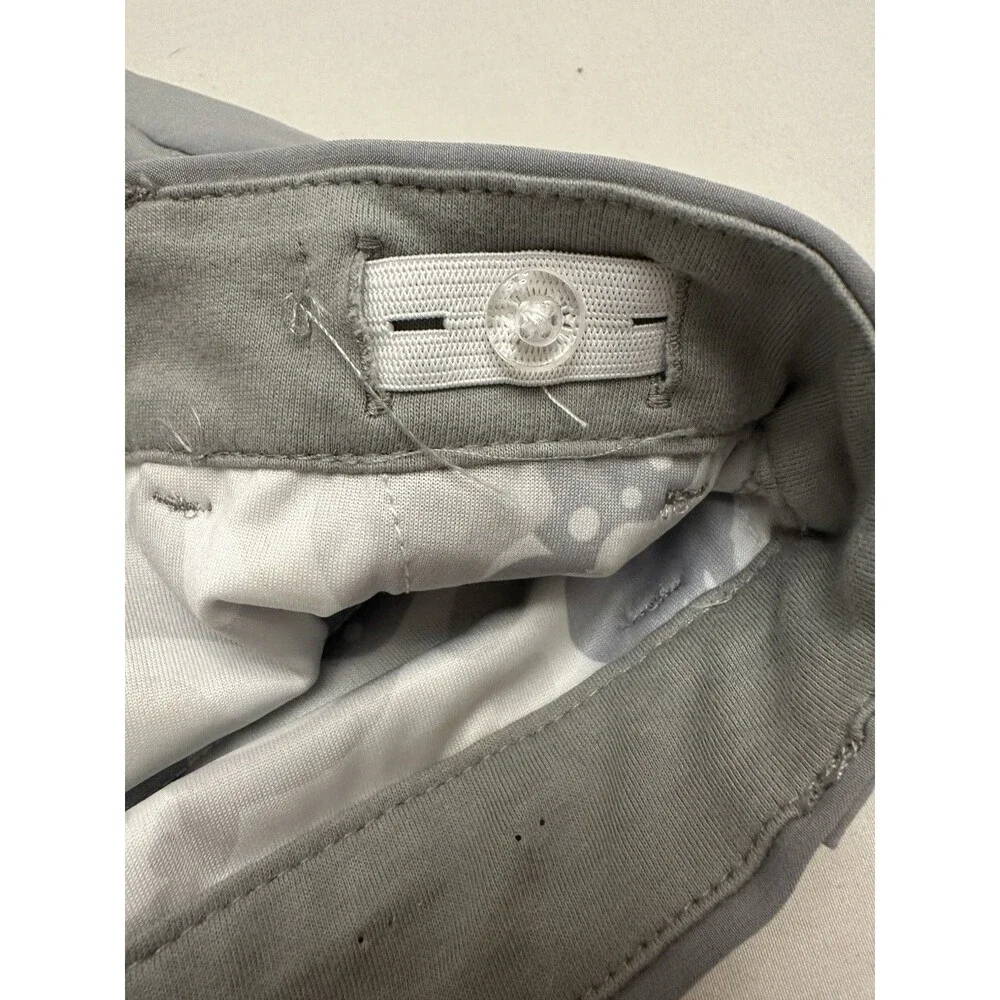 Vineyard Vines Pants Boys 16 Gray Chino Performance Straight Golf Uniform